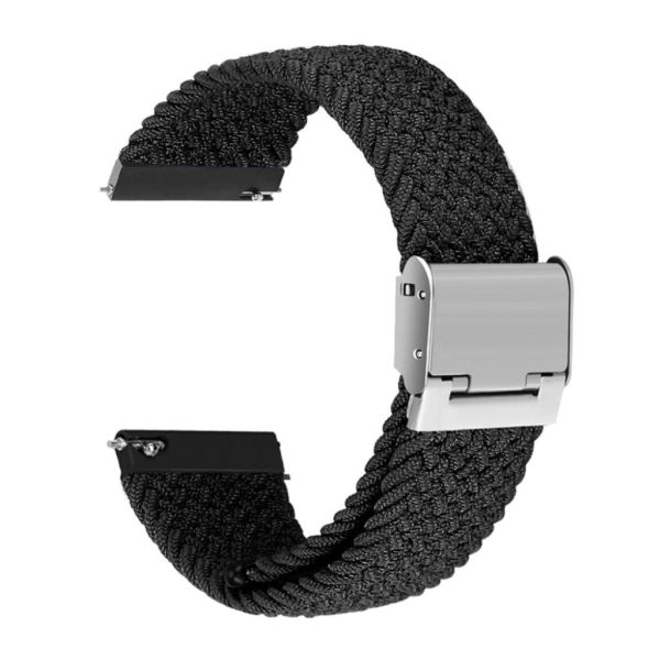 20mm Universal elastic nylon watch strap - Black Online Hot Sale