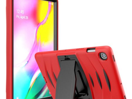 Samsung Galaxy Tab S5e shockproof silicone hybrid case - Red Fashion