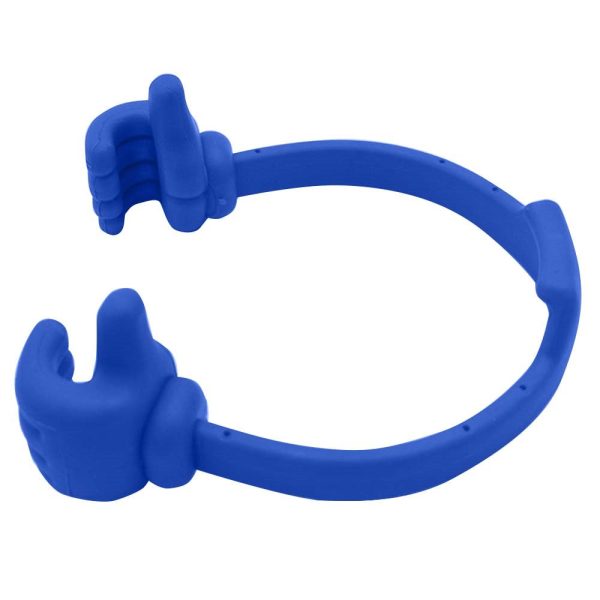 Universal cute thumb deisgn phone and tablet bracket - Blue Sale