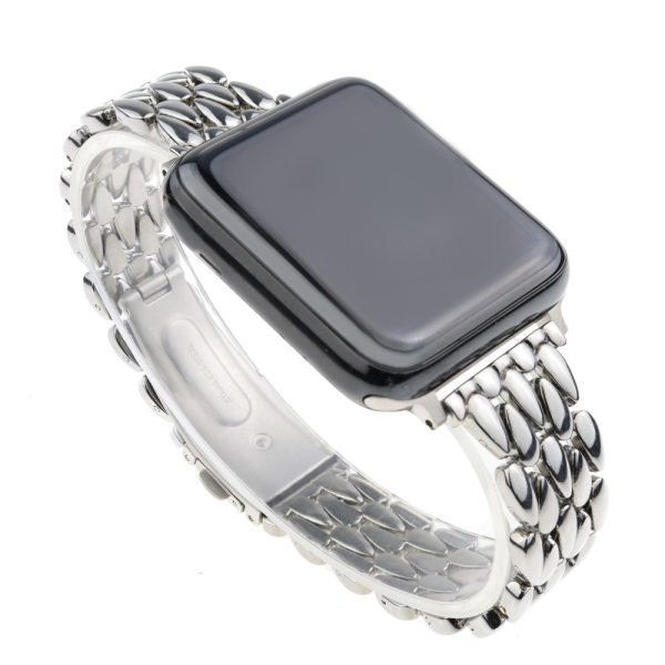 Apple Watch Series 49mm - 45mm - 44mm Zinc Alloy Band - Silver Sale