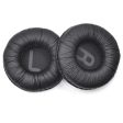 1 Pair Jabra Revo wrinkled leather earpads - Black Online now