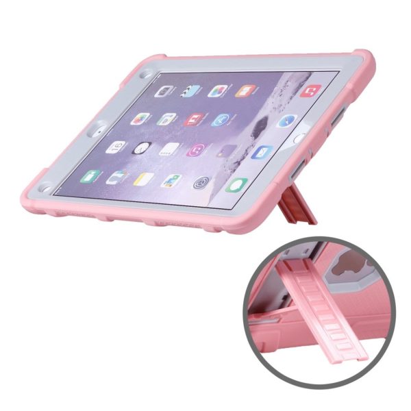 iPad (2018) armor defender silicone case - Grey   Pink Hot on Sale