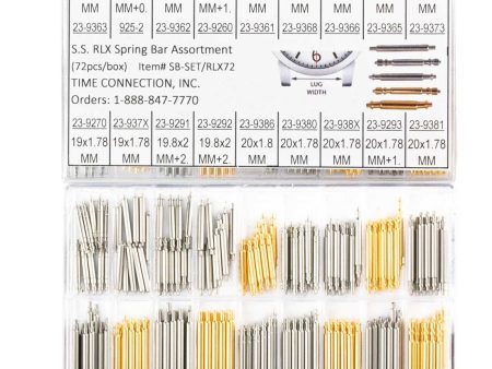 Stainless Steel Rolex Spring Bar (Set of 180 Pieces) Fashion